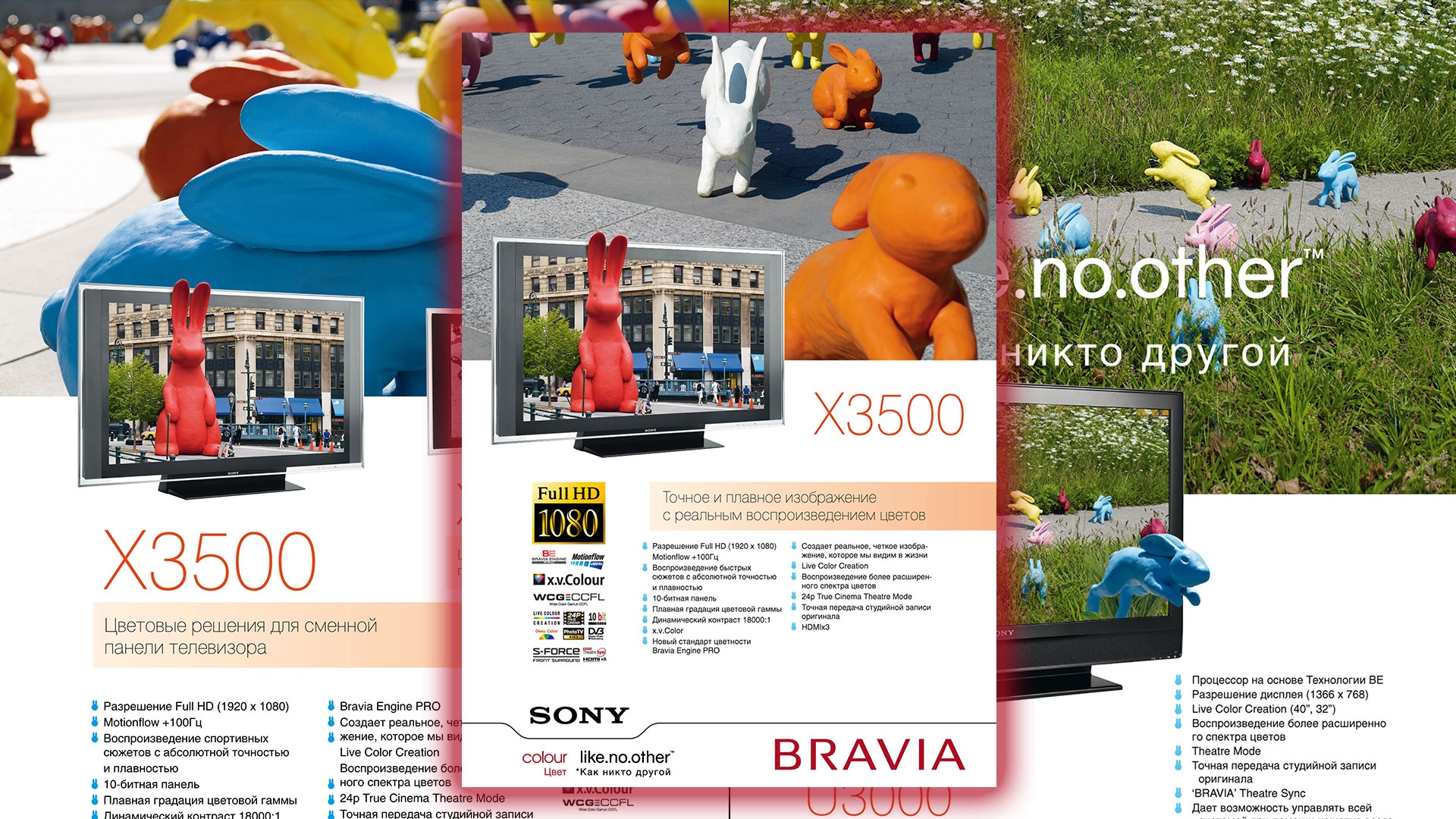 Sony - Рекламный модуль в прессу